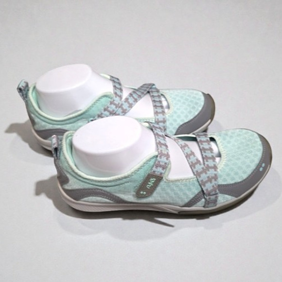Ryka Mary Jane Walking Shoes Aqua Mesh Comfort Flats Lightweight Travel Sneakers - Picture 3 of 7